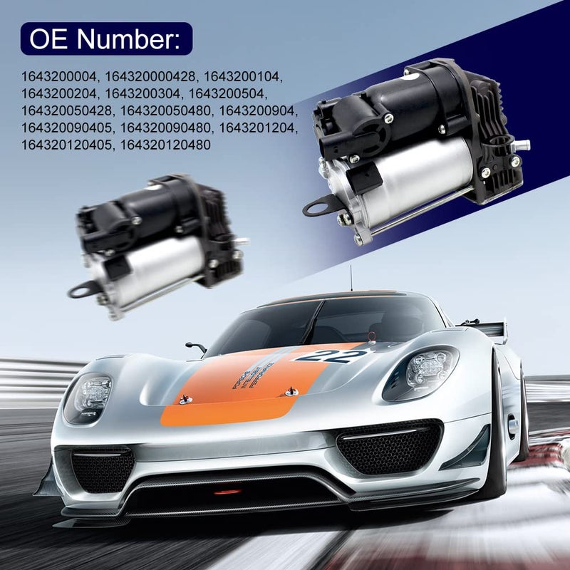 AIRSUSFAT Air Suspension Compressor Pump for Mercedes-Benz 2006-2012 W164 X164 GL350 GL450 GL550 ML350 ML450 ML550 A1643201204 - Image 2